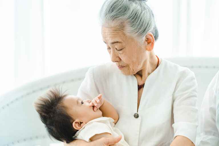 Japan |  Babies to keep the elders company