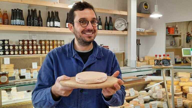 Jérémy Platini, cheese maker in Vincennes in the Val-de-Marne