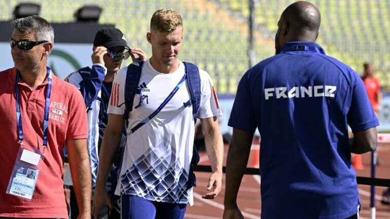 Kevin Mayer abandons the decathlon in the first event at the European Championships