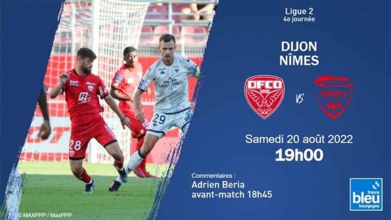 LIVE – The DFCO receives Nîmes, follow the 4th day of Ligue 2