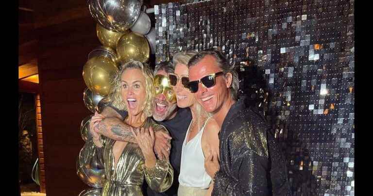 Laeticia Hallyday lets go in Saint-Barth: she lets her happiness explode with Jalil, Jade and Joy!