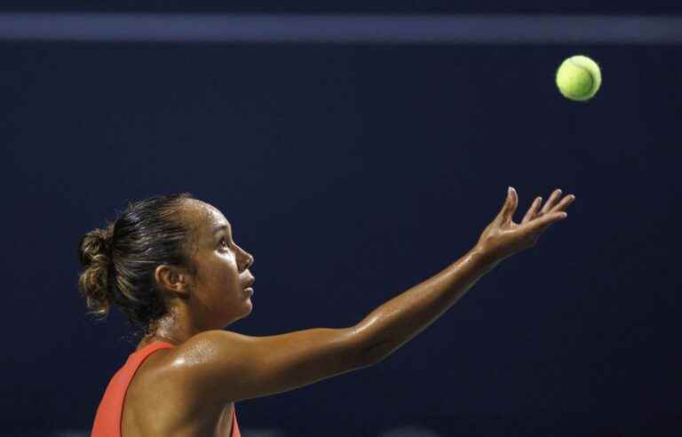 Leylah Fernandez defeated Storm Sanders at the National Bank Open