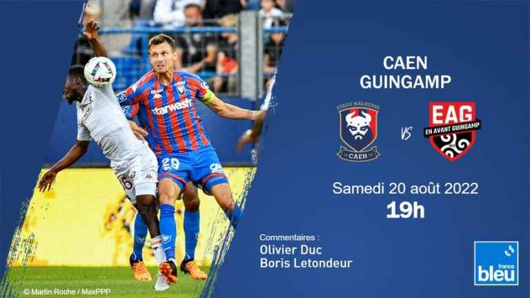 Ligue 2 (J): Duel at the top between SM Caen and Guingamp