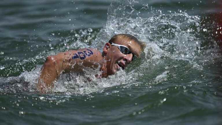 Marc-Antoine Olivier wins bronze in the 5 km in open water