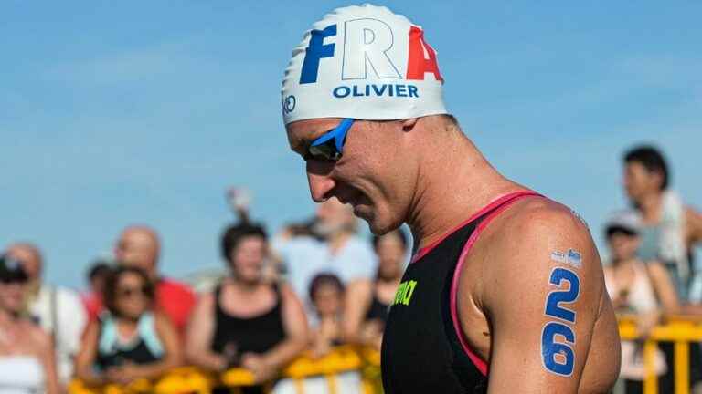 Marc-Antoine Olivier wins silver in the 10 km in open water