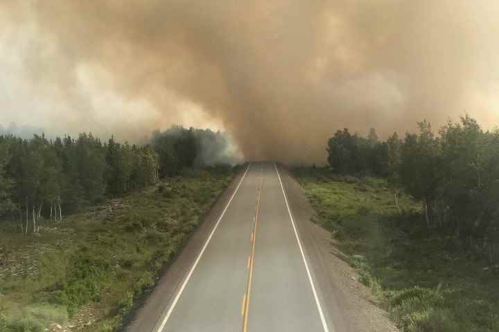 Massive wildfires rage in Newfoundland