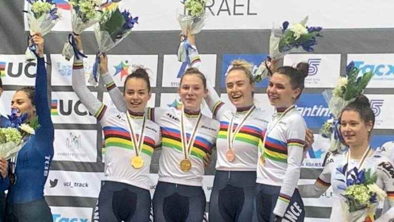 Mayennaise Heidi Gaugain, world team pursuit champion