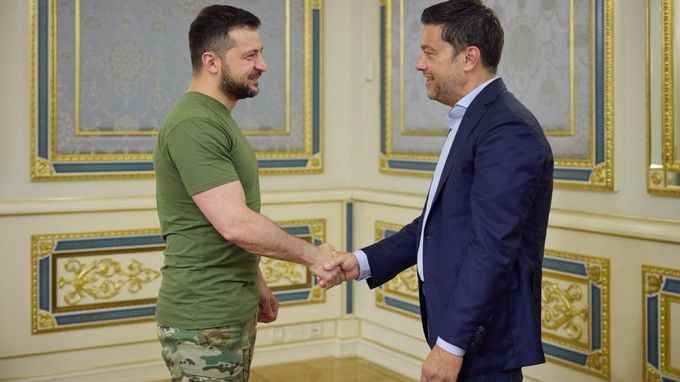 Mayor of Marseille Benoît Payan met Volodymyr Zelensky in Ukraine