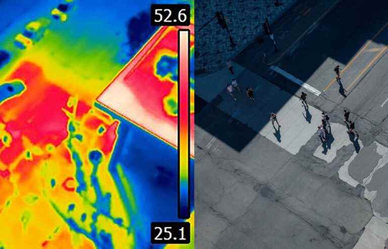 Montreal in the eye of infrared