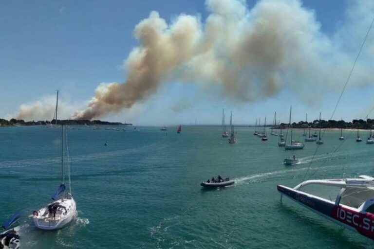 Morbihan.  Two impressive fires in Saint-Philibert and La Trinité-sur-mer