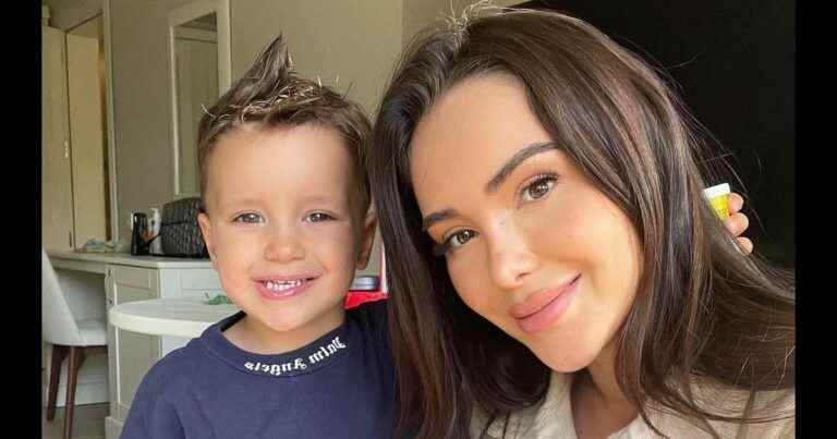 Nabilla, “so proud” mom: her son Milann enters school, cute look and tears for his return