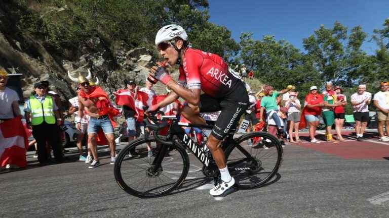 Nairo Quintana, leader of the Breton team Arkéa Samsic, disqualified from the last Tour de France