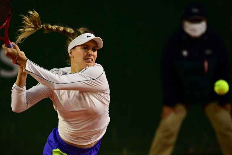 Odlum Brown VanOpen |  Eugenie Bouchard happy with the sensations felt on her return to the game