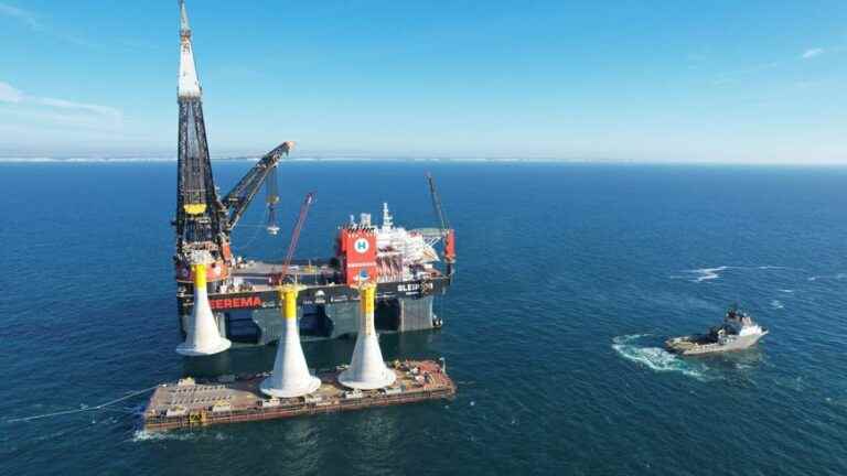 Offshore wind power – The first gravity foundations installed off Fécamp