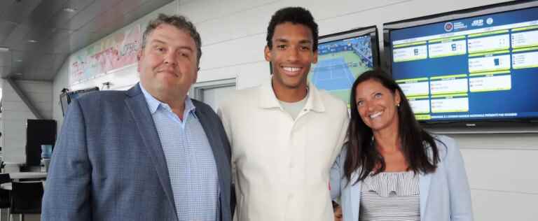 Opening night at the National Bank Open