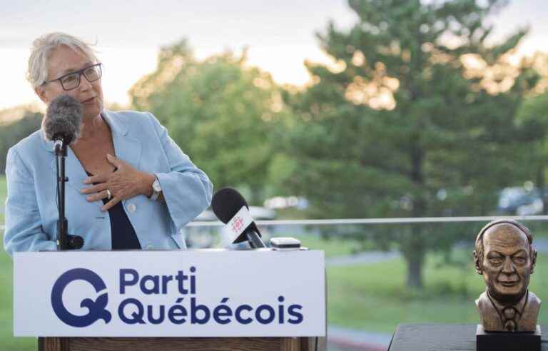 Pauline Marois recognizes that the PQ is in a difficult period