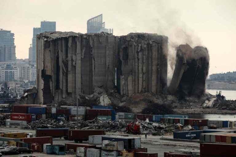 Port of Beirut |  New collapse in the silos on the second anniversary of the explosion