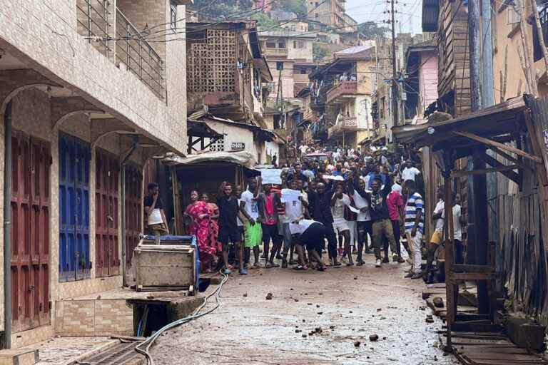 Protests in Sierra Leone |  The president accuses the opposition of having wanted to “overthrow” the government