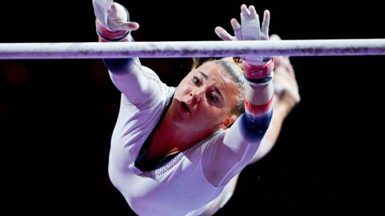 Saint-Etienne gymnast Lorette Charpy announces that she is again a victim of cruciate ligaments