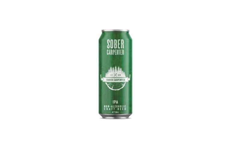 Sober Carpenter IPA beer, brewed in Montreal, Quebec