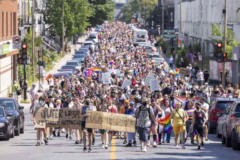 Spontaneous marches after the cancellation of the Montreal Pride parade