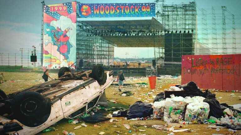 Summer crop.  The Woodstock ’99 festival, a disaster to relive in a documentary series