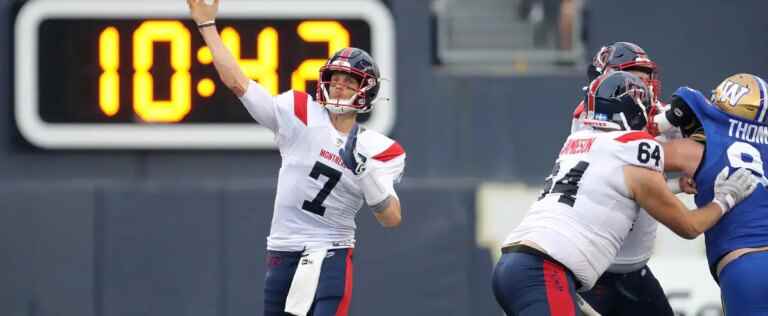 The Alouettes master the Blue Bombers in Winnipeg