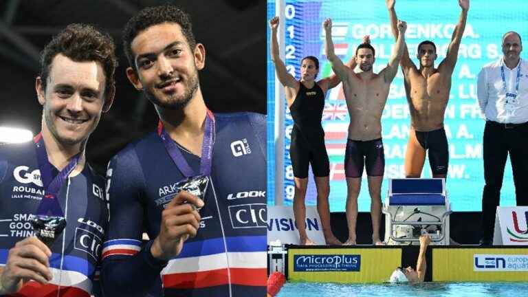 The Girondins Thomas Boudat and Lucile Tessariol silver medalists at the European Championships