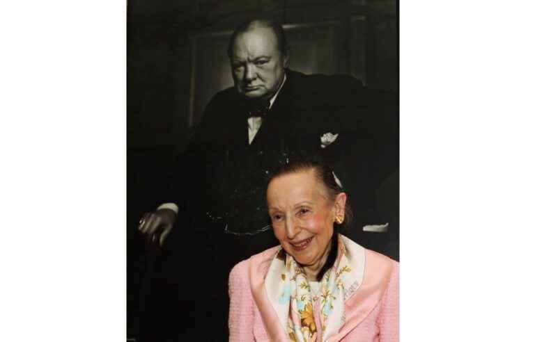 The famous portrait of Winston Churchill stolen from the Château Laurier in Ottawa