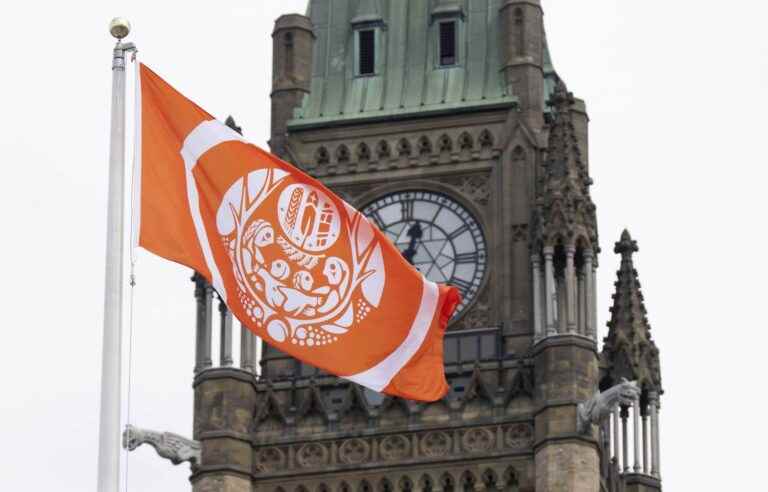 The flag of residential school survivors now flies above Parliament