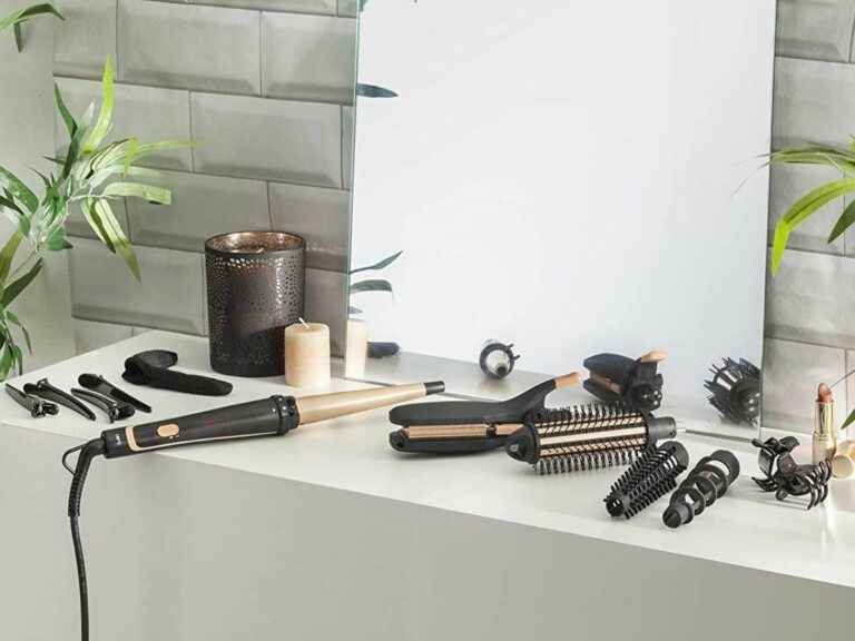 This all-in-one Rowenta styling iron is less than 40€ and it is ideal for changing up your style at any time.