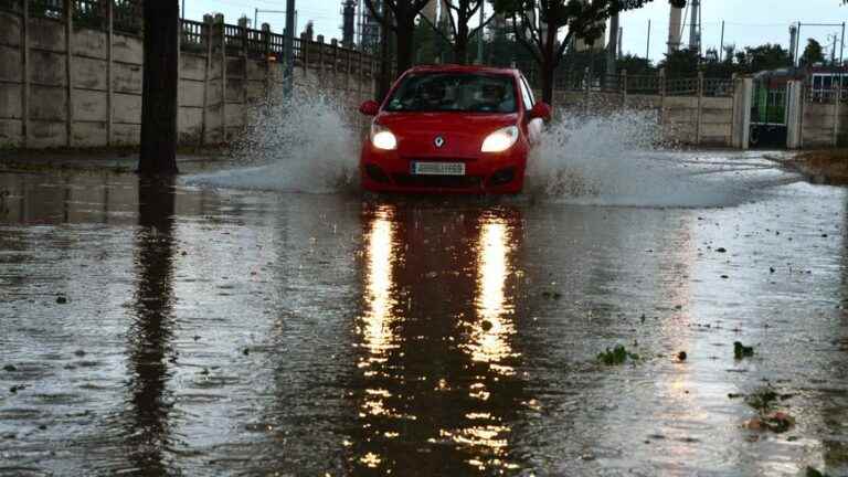 Torrents of water Wednesday evening in the streets of Marseille and Cassis