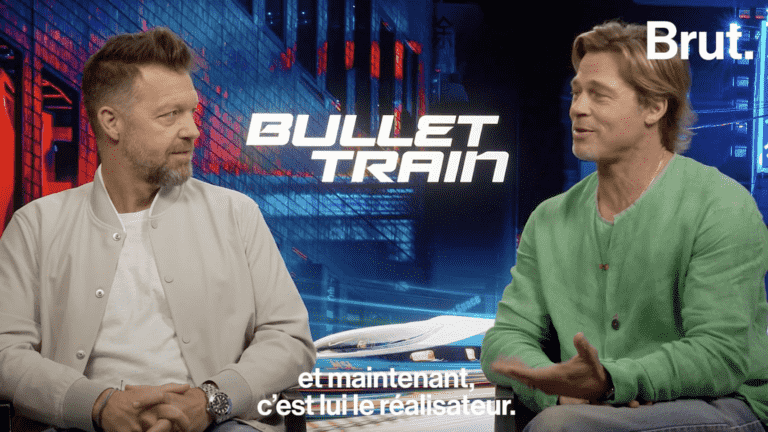 VIDEO.  Meeting with Brad Pitt and director David Leitch for the release of the film “Bullet Train”