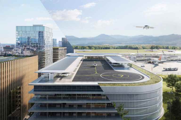 Vertiports for flying taxis |  A project that relies on Quebec to take off