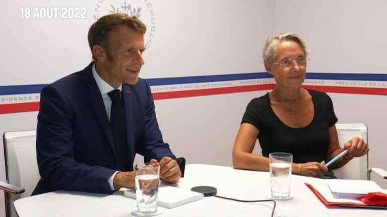 What topics were on the agenda at Emmanuel Macron and Élisabeth Borne’s back-to-school dinner?