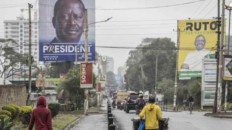 a close duel is announced between the favorites of the presidential election, Raila Odinga and William Ruto