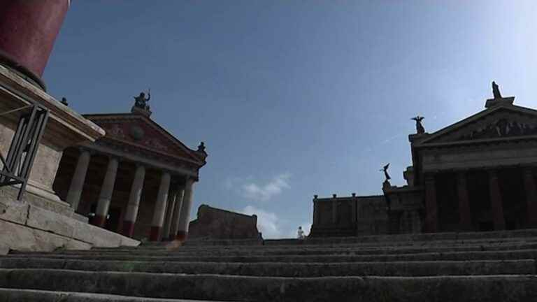 a fire broke out at the Cinecittà in Rome