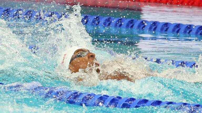 bronze for Yohann Ndoye Brouard in the 100m backstroke