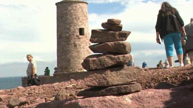 cairns, small heaps of stones that accelerate erosion