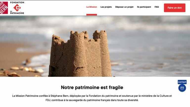 five sites selected in Brittany