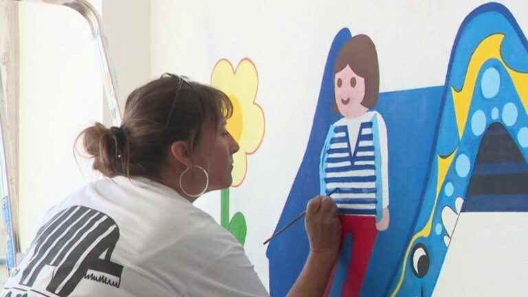 in Marseille, the children’s section of the Timone hospital renovated on a voluntary basis