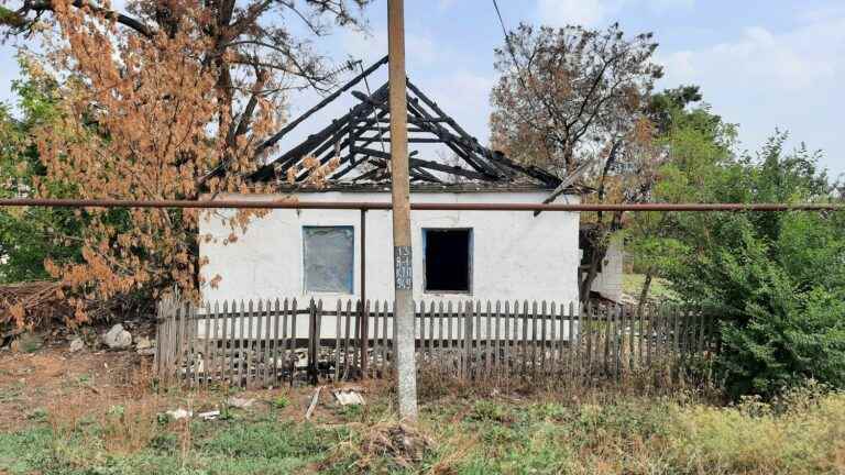 in southern Ukraine, residents are already rebuilding homes destroyed by war