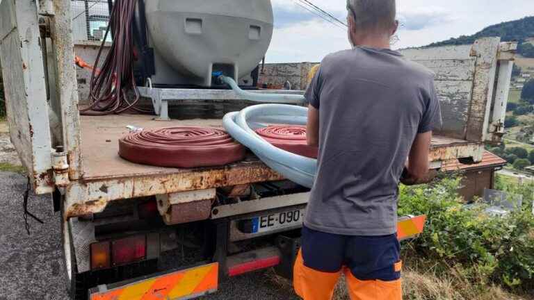 in the Vosges, the town of Cornimont delivers water to residents