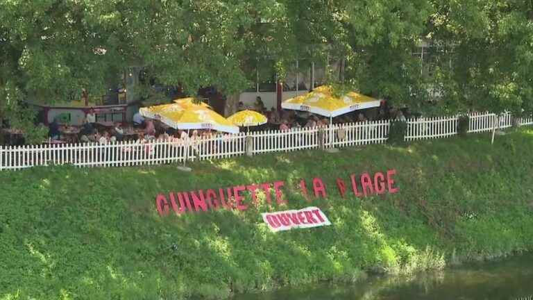 on the banks of the Dordogne, dance from noon to midnight at the guinguette “La Plage”