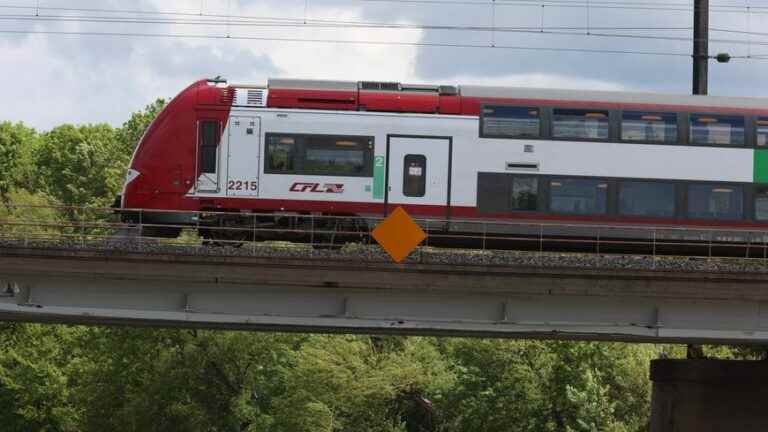 partial resumption of rail traffic between Bettembourg and Luxembourg station.