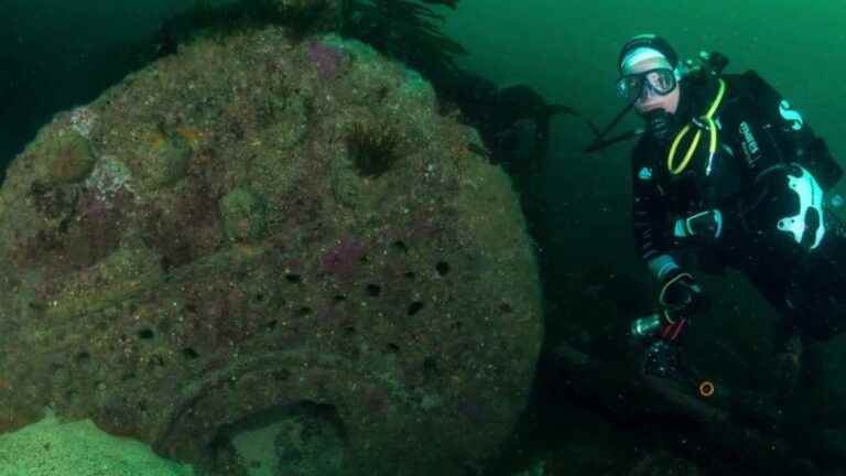 shipwrecks are discovered by diving