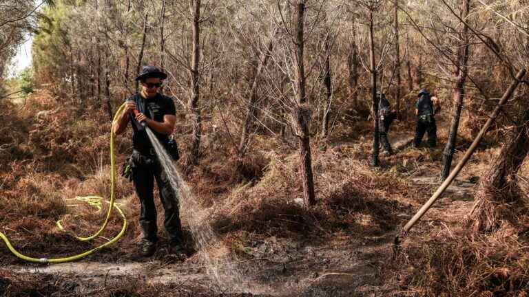 the fire in La Teste-de-Buch is out, the situation is improving in Landiras