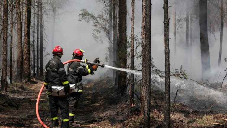 the fire near Landiras is fixed, announces the prefecture