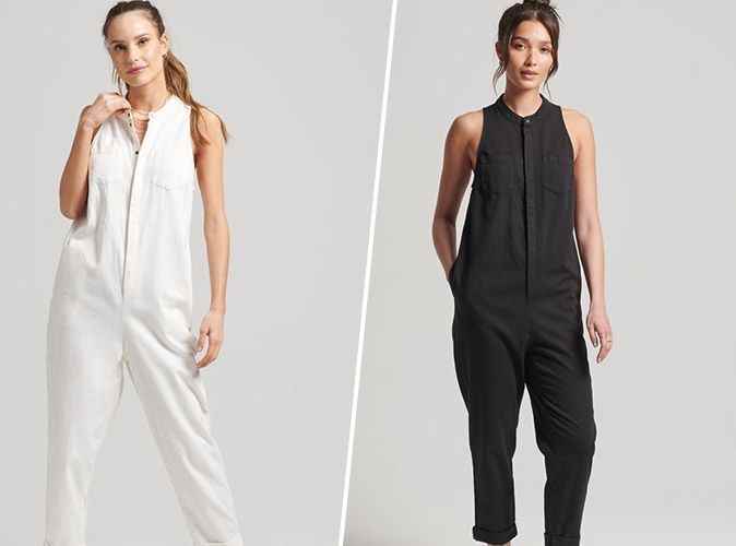 the jumpsuit from Superdry worn by Sabrina Cesari!