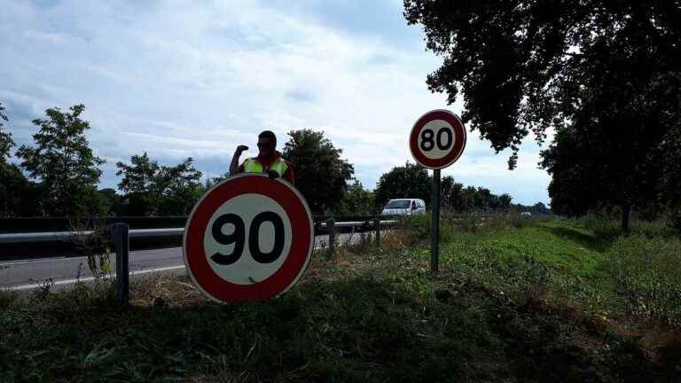 these departments which return to 90 km/h